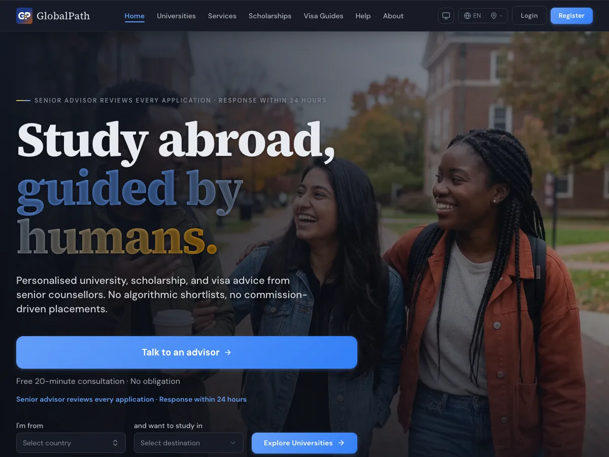 GlobalPath: International education platform for studying abroad