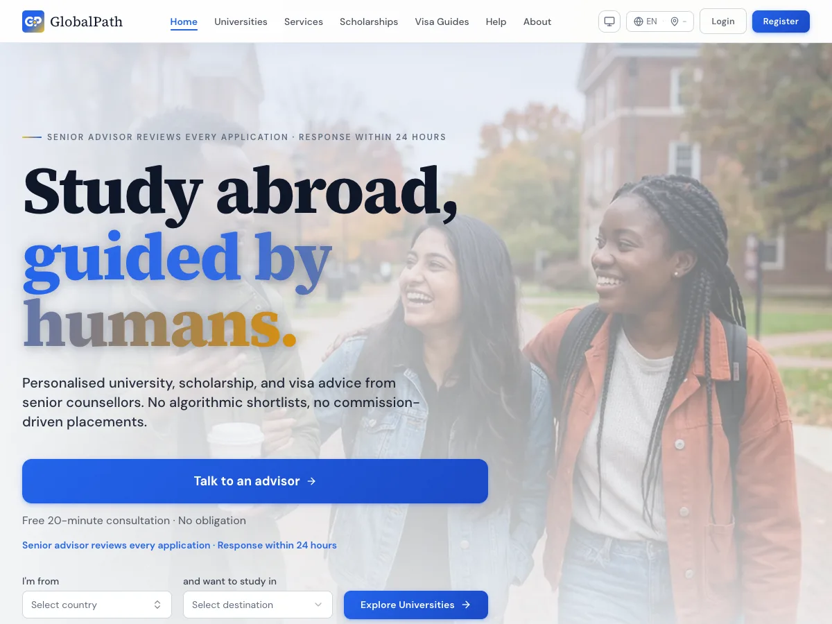 GlobalPath: International education platform for studying abroad
